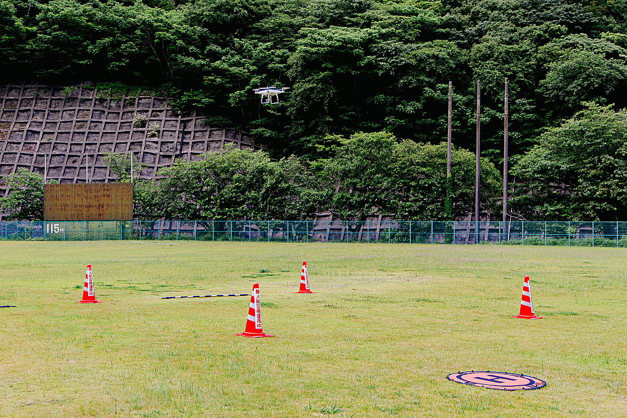 ATTIモードでの飛行訓練